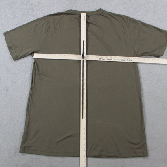 True Religion Shirt Adult 3XL XXXL Brown Embroidered Spell Out Crewneck Tee Mens - Picture 6 of 9